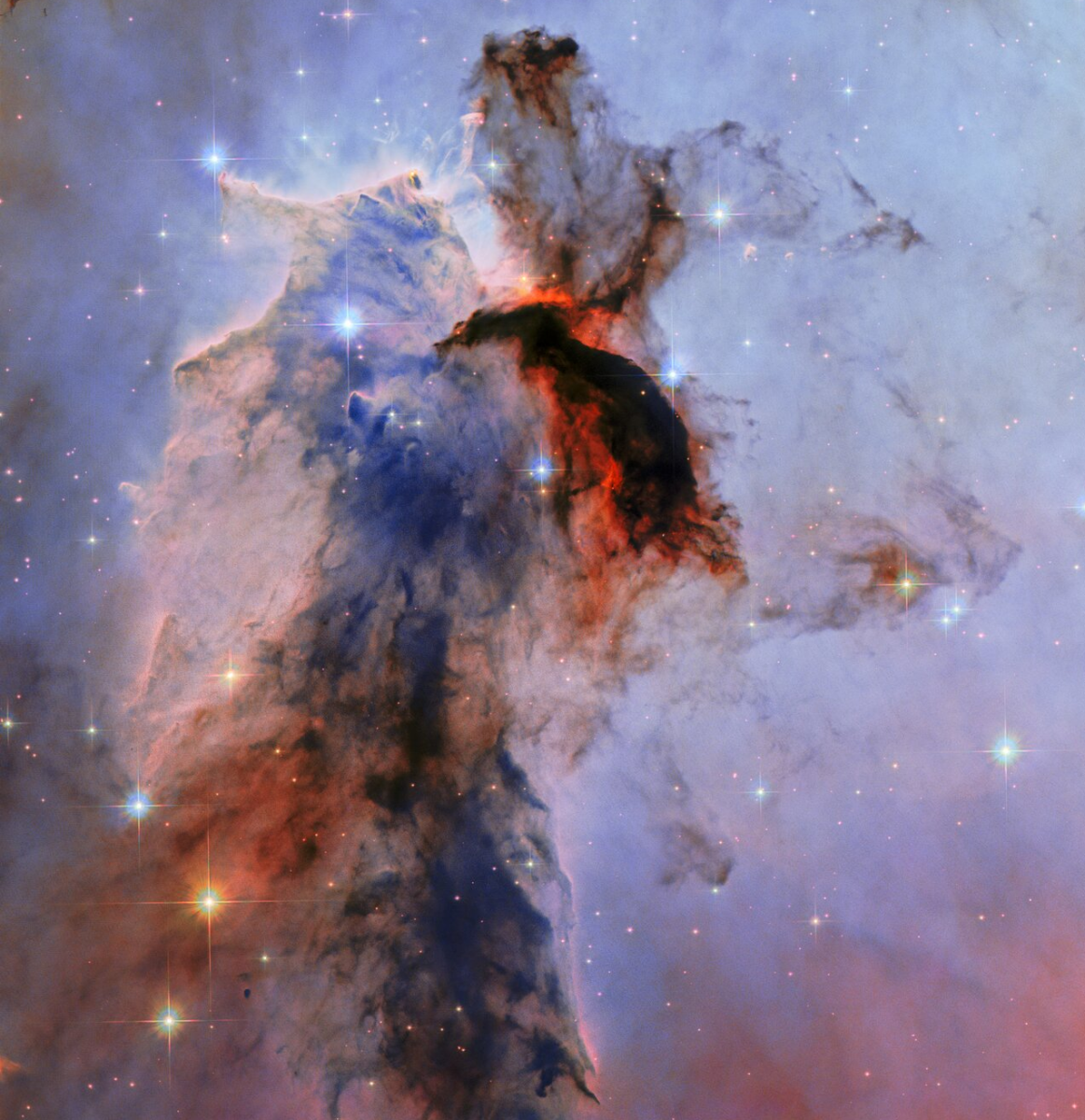 Dusty cloud in the Eagle Nebula