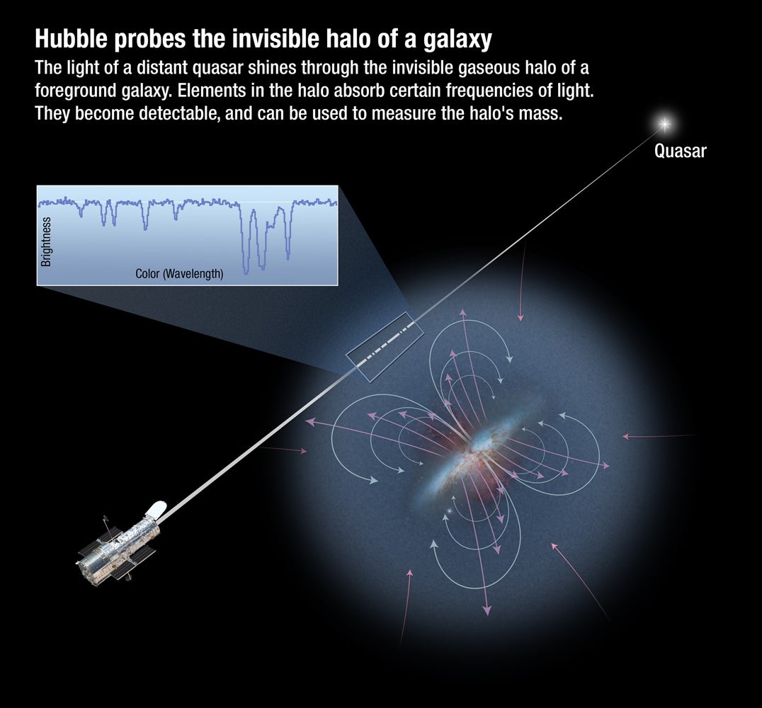 Illustration of the circumgalactic medium
