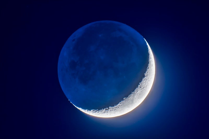 The crescent Moon