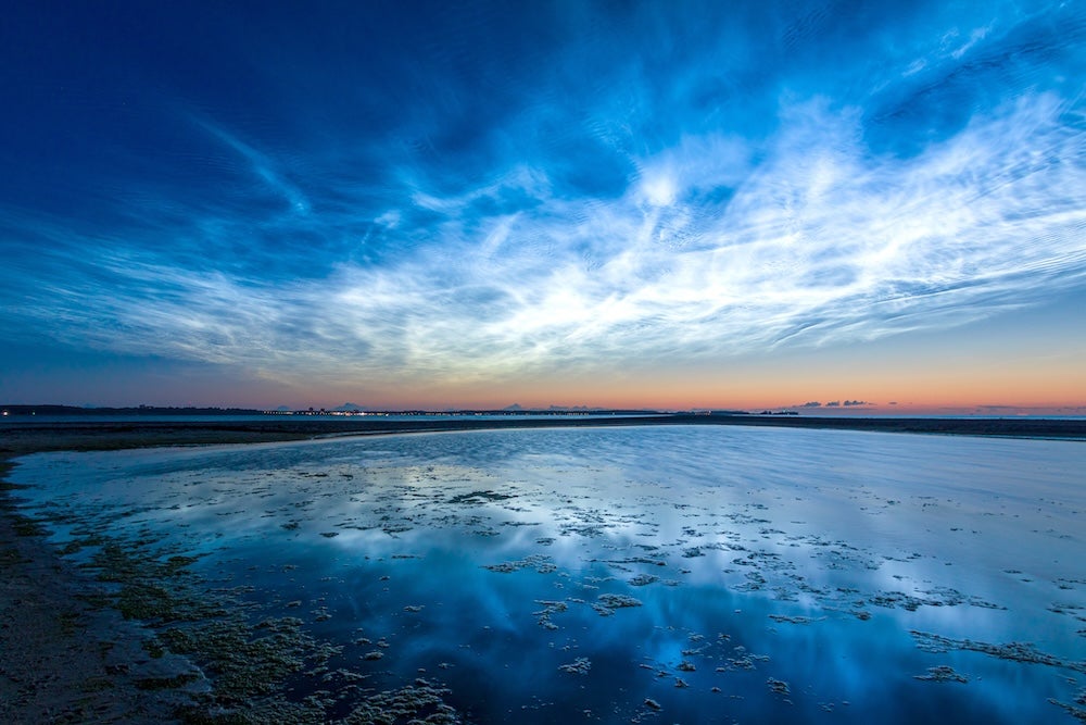 noctilucent clouds over Germany