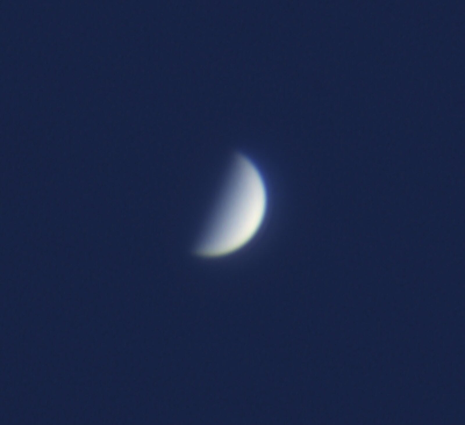 Venus near dichotomy