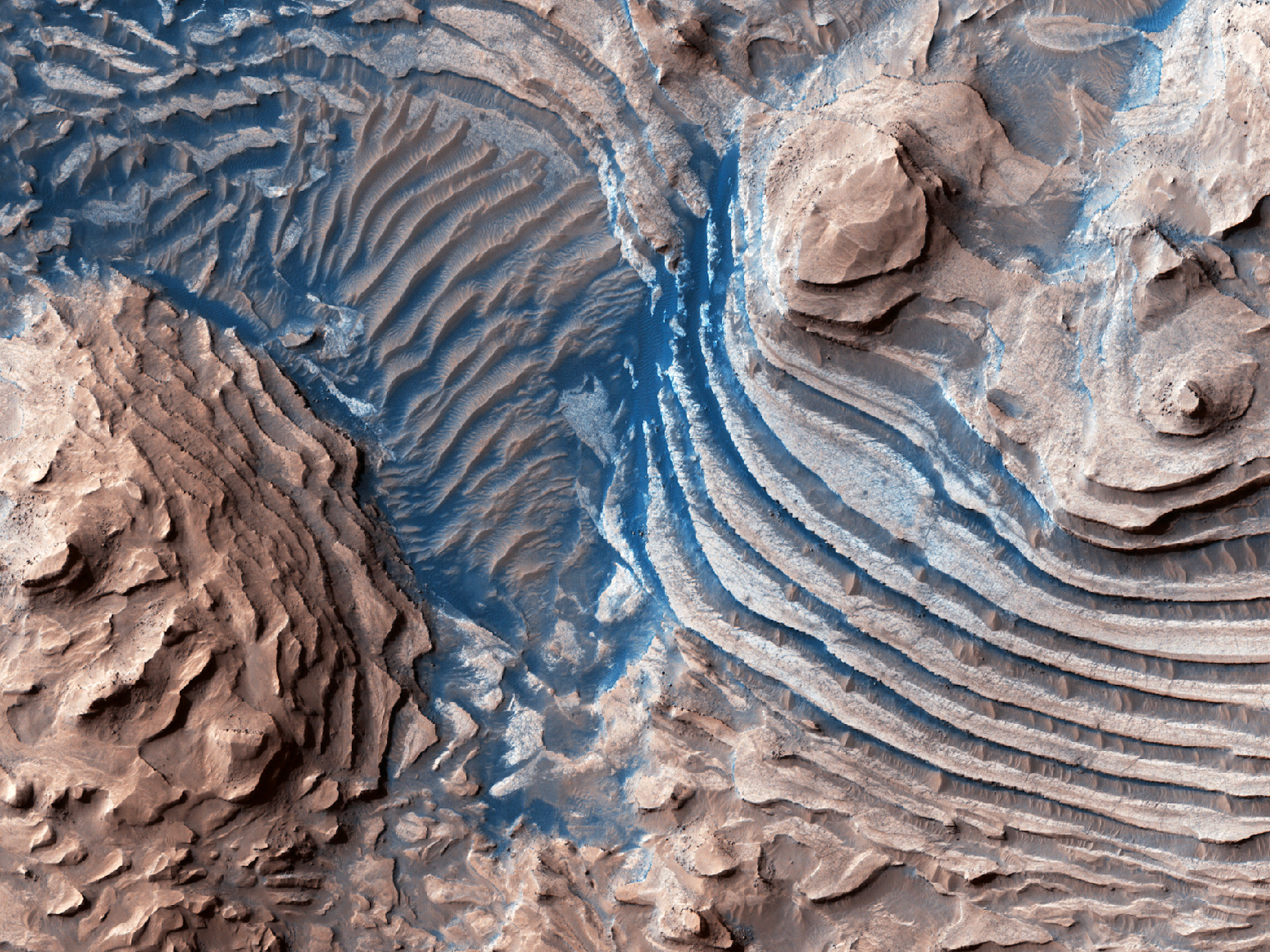 Sedimentary rock on Mars