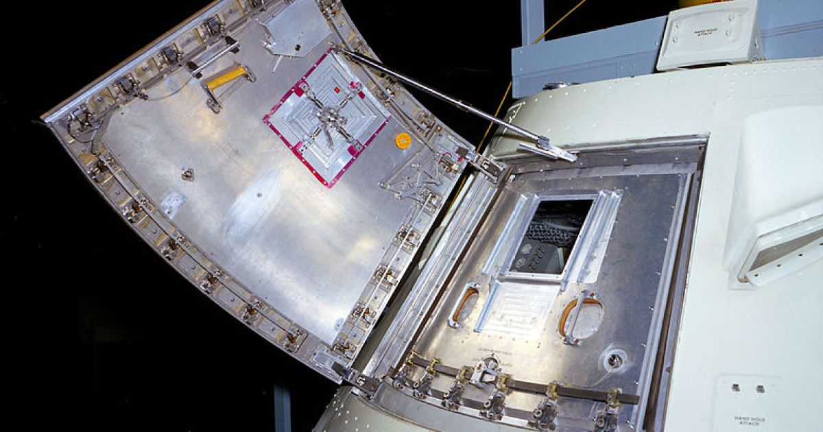 Apollo 1 Capsule Hatch Shown 50 Years After Fatal Fire