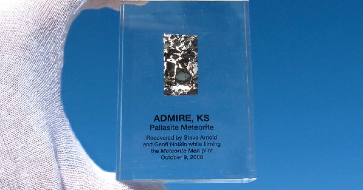 Meteorite Men Alpha/Admire meteorite slice | Astronomy.com