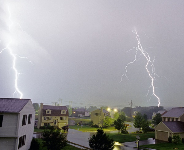 Lightning-flashes