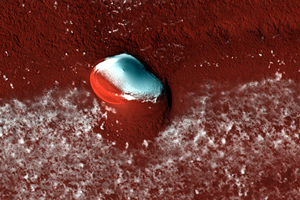 Mars north polar region