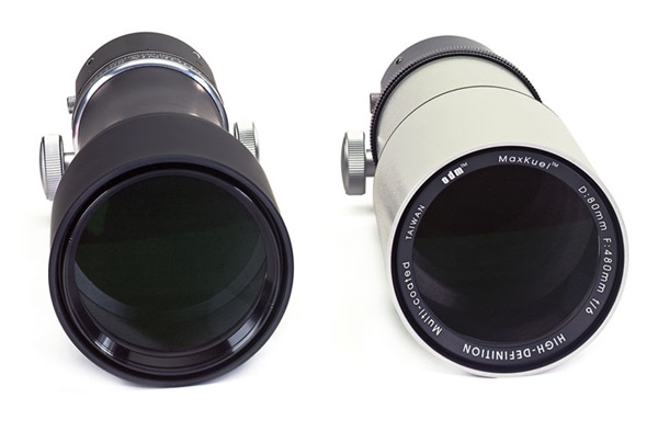 MaxKuei 80HD and the Phoenix 80S travel telescopes