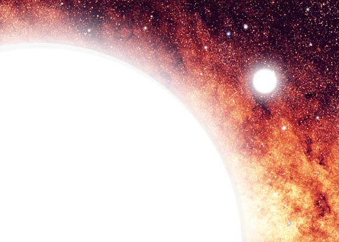 white dwarf and companion