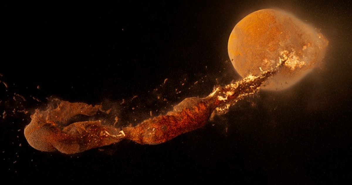 Simulations Suggest Moon Could Have Formed Within Hours After Theia Impact