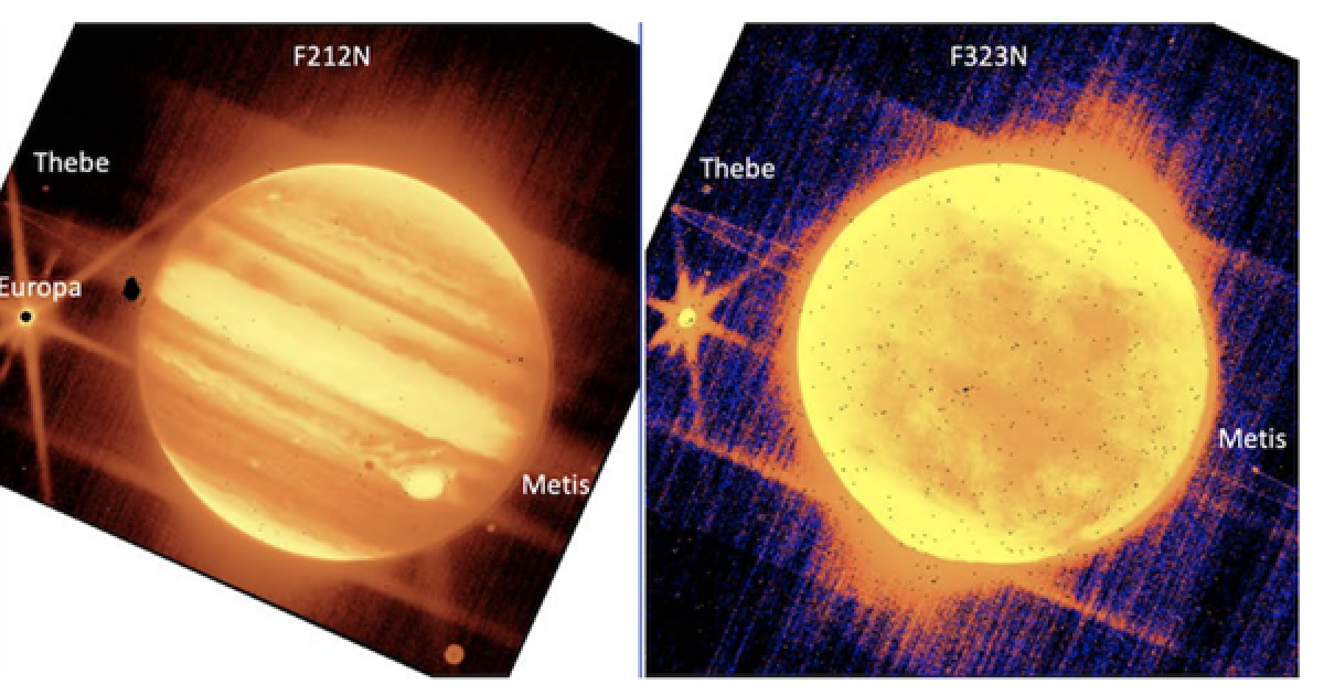 Why don't Jupiter's rings look like Saturn's?
