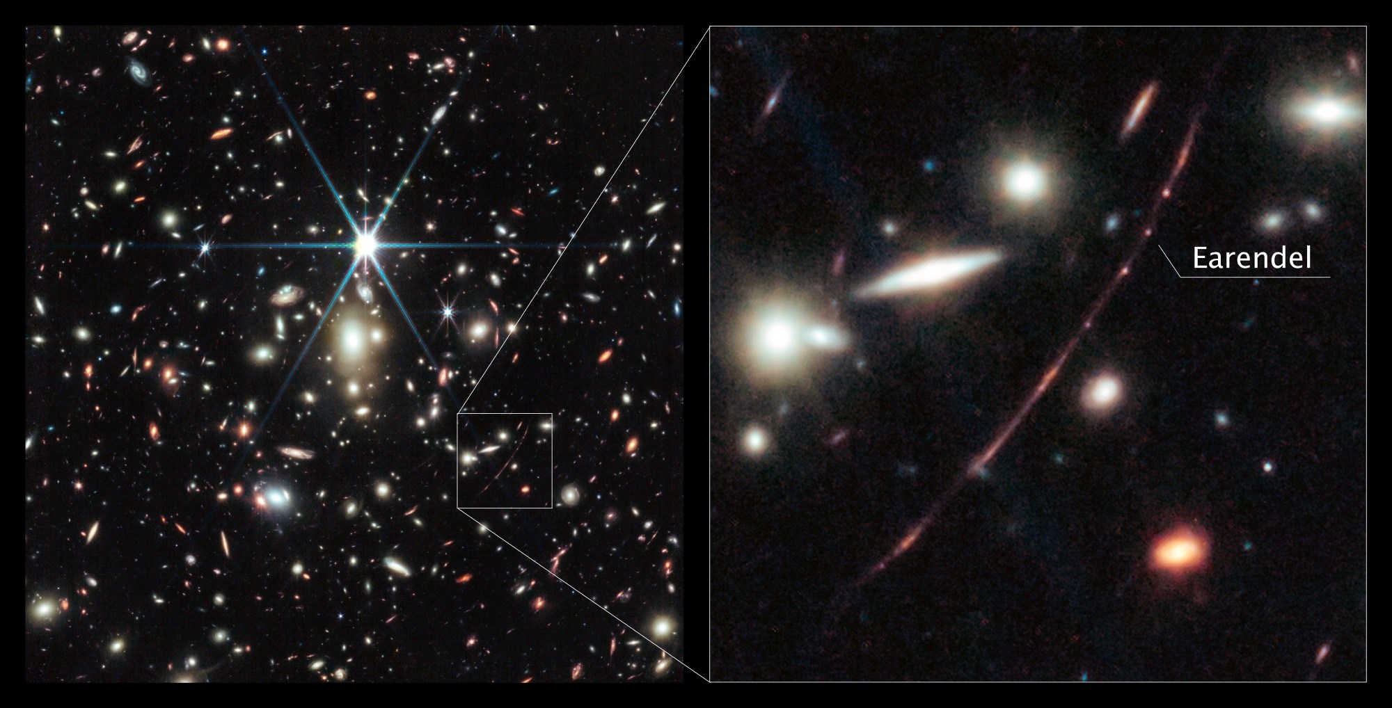 JWST takes a peek at the most distant known star | Astronomy.com