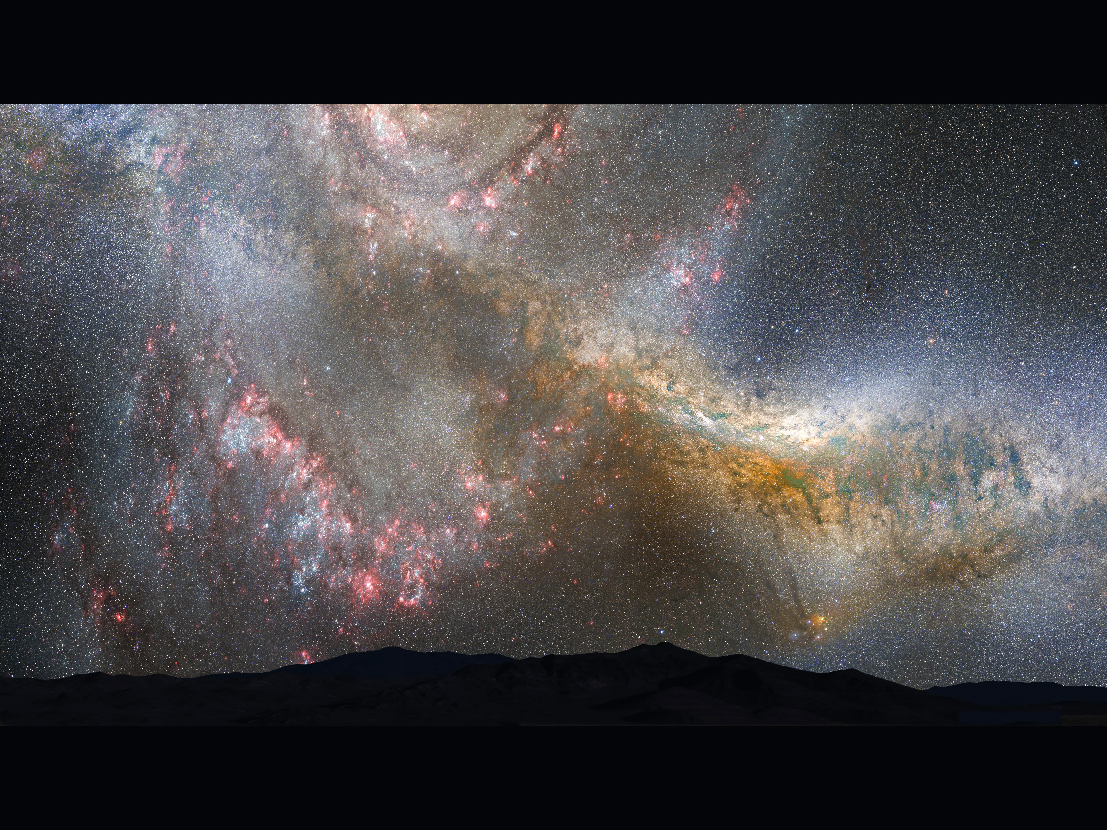 The inevitable collision between the Milky Way and Andromeda galaxies will create a spectacular skyscape 4 billion years in the future