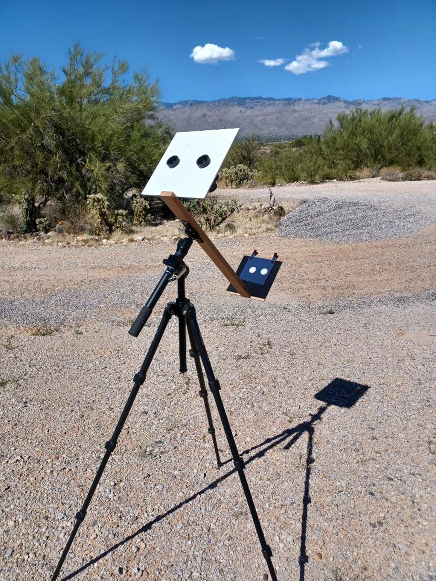 Build a Sun projector with a finder scope or cheap binoculars
