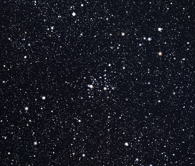 NGC 6709 The Flying Unicorn Cluster