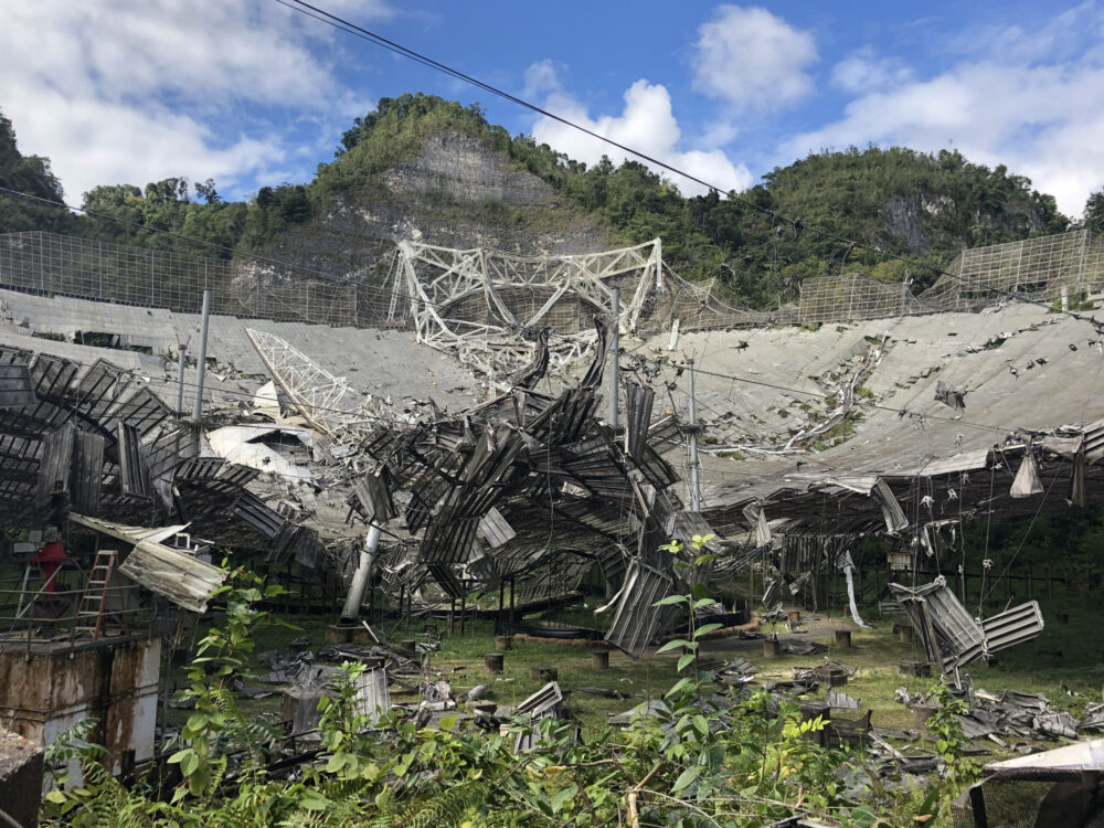 Dec. 1, 2020: The Arecibo telescope collapses