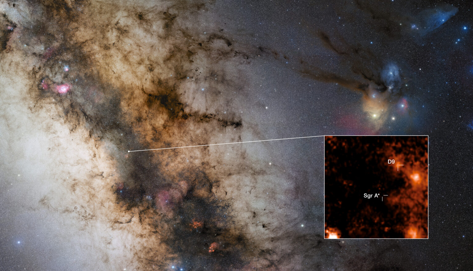 Binary star system finally discovered near Milky Way center
