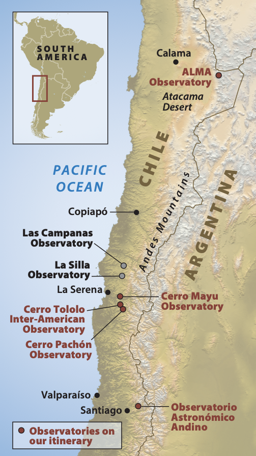 Map of Chile