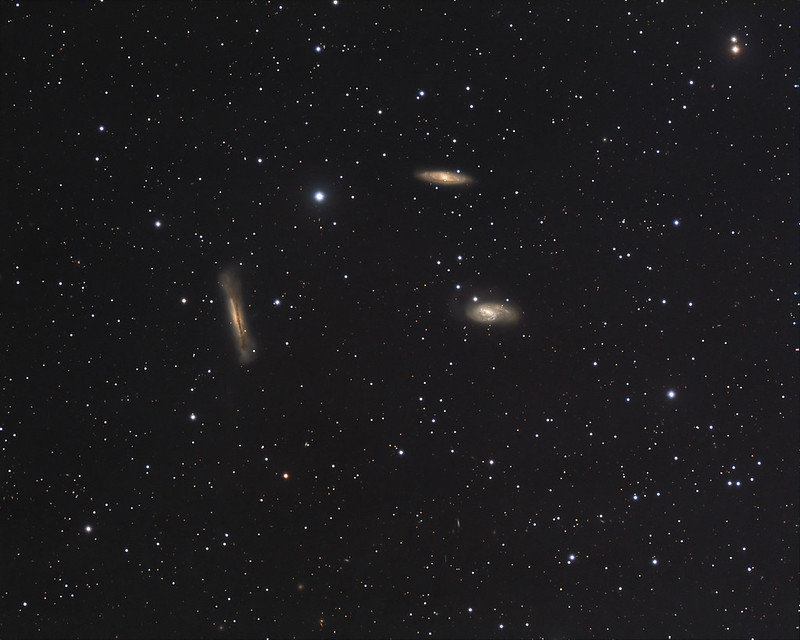 Leo Triplet of galaxies