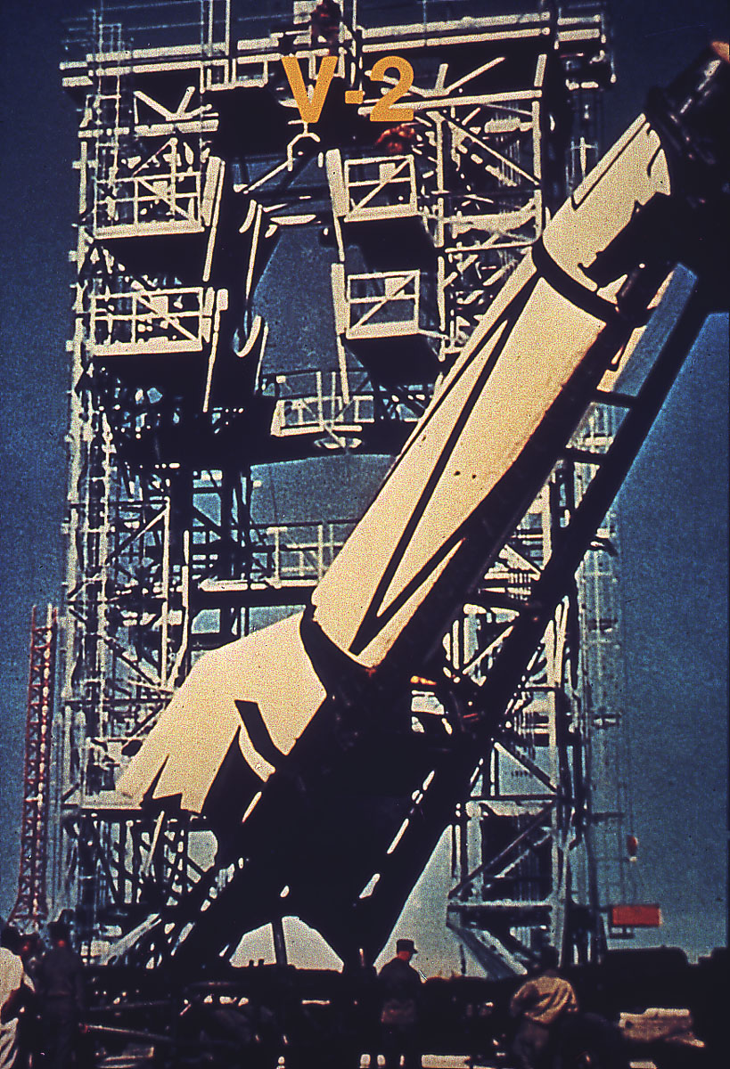 V-2 rocket at White Sands, New Mexico