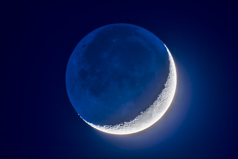 The crescent Moon