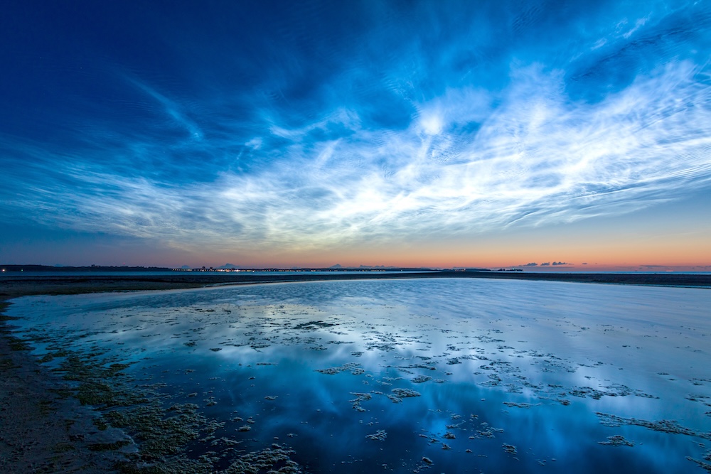 noctilucent clouds over Germany