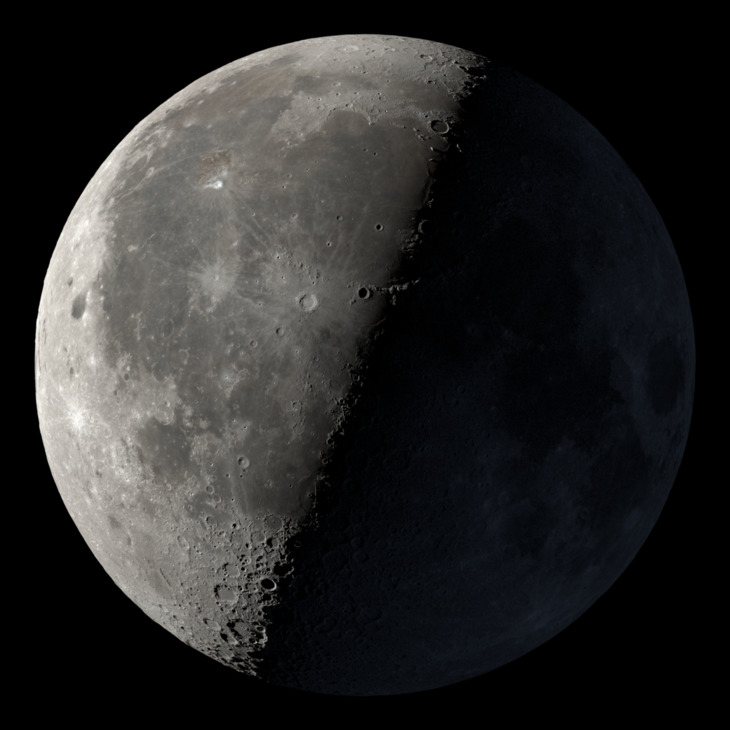 Last Quarter Moon in May 2025