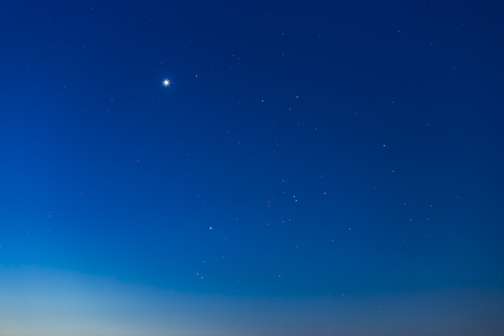Venus, Aldebaran, and the Hyades