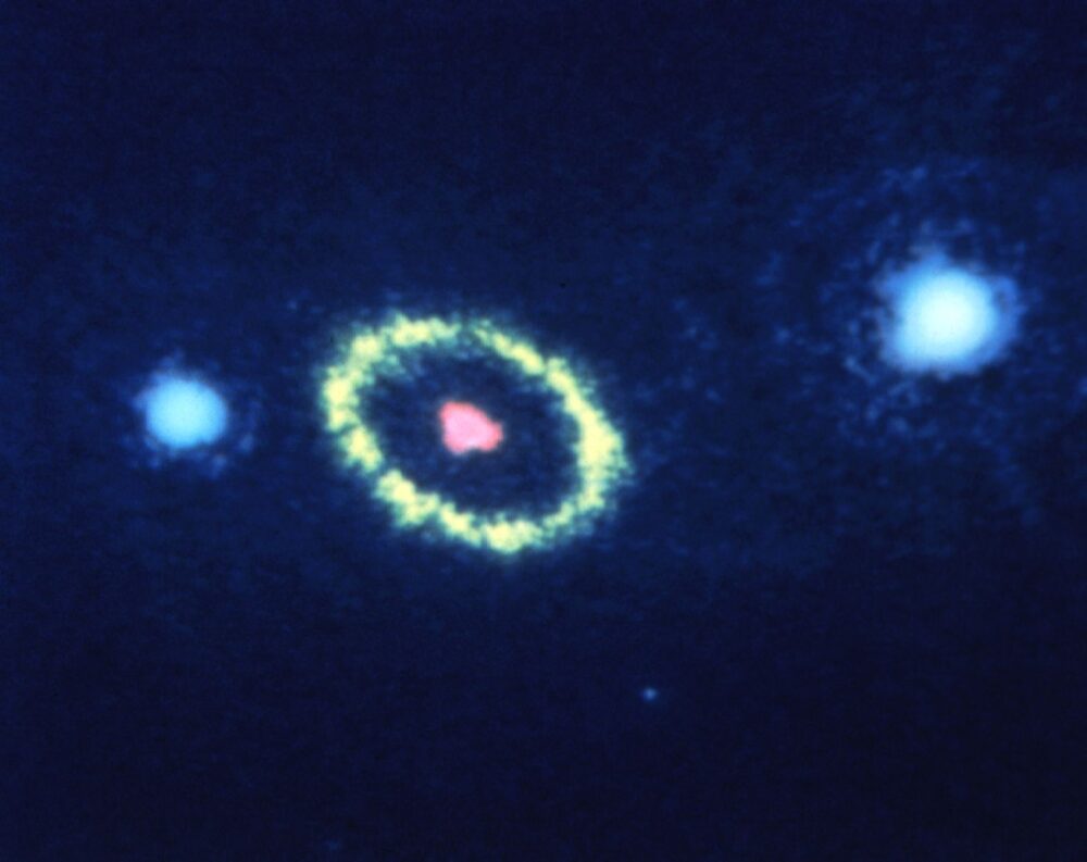 Aug. 29, 1990: Hubble sees Supernova 1987A clearly