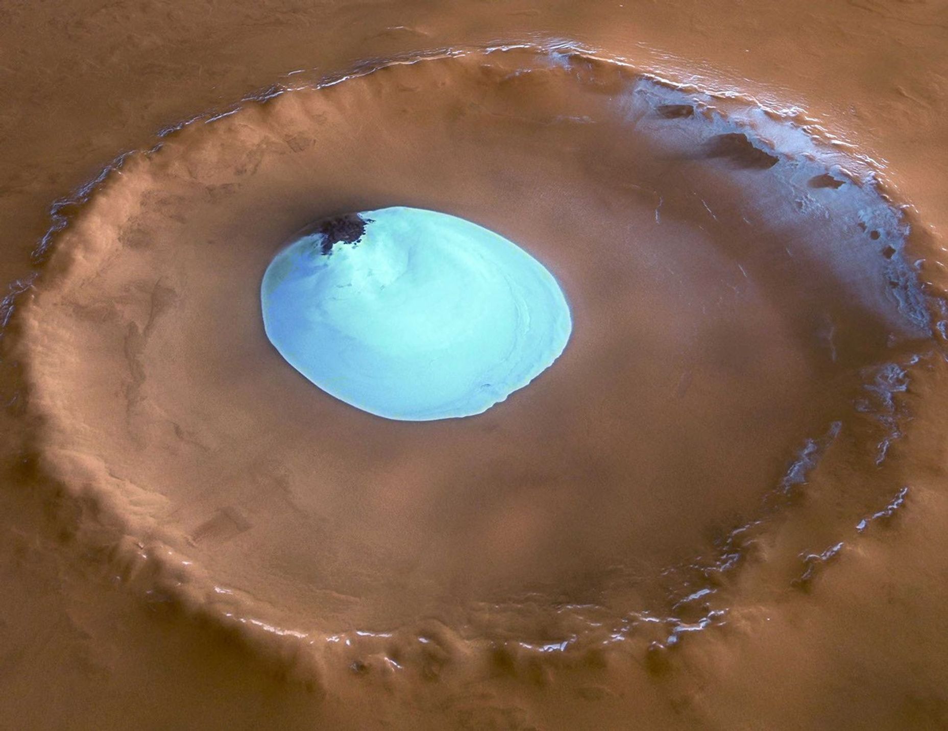 Mars’s ice has been disappearing