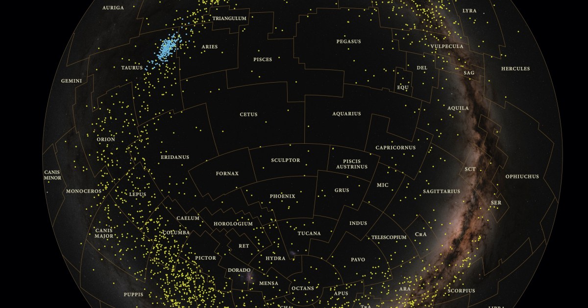 Astronomers find the ‘Greater Pleiades Complex’
