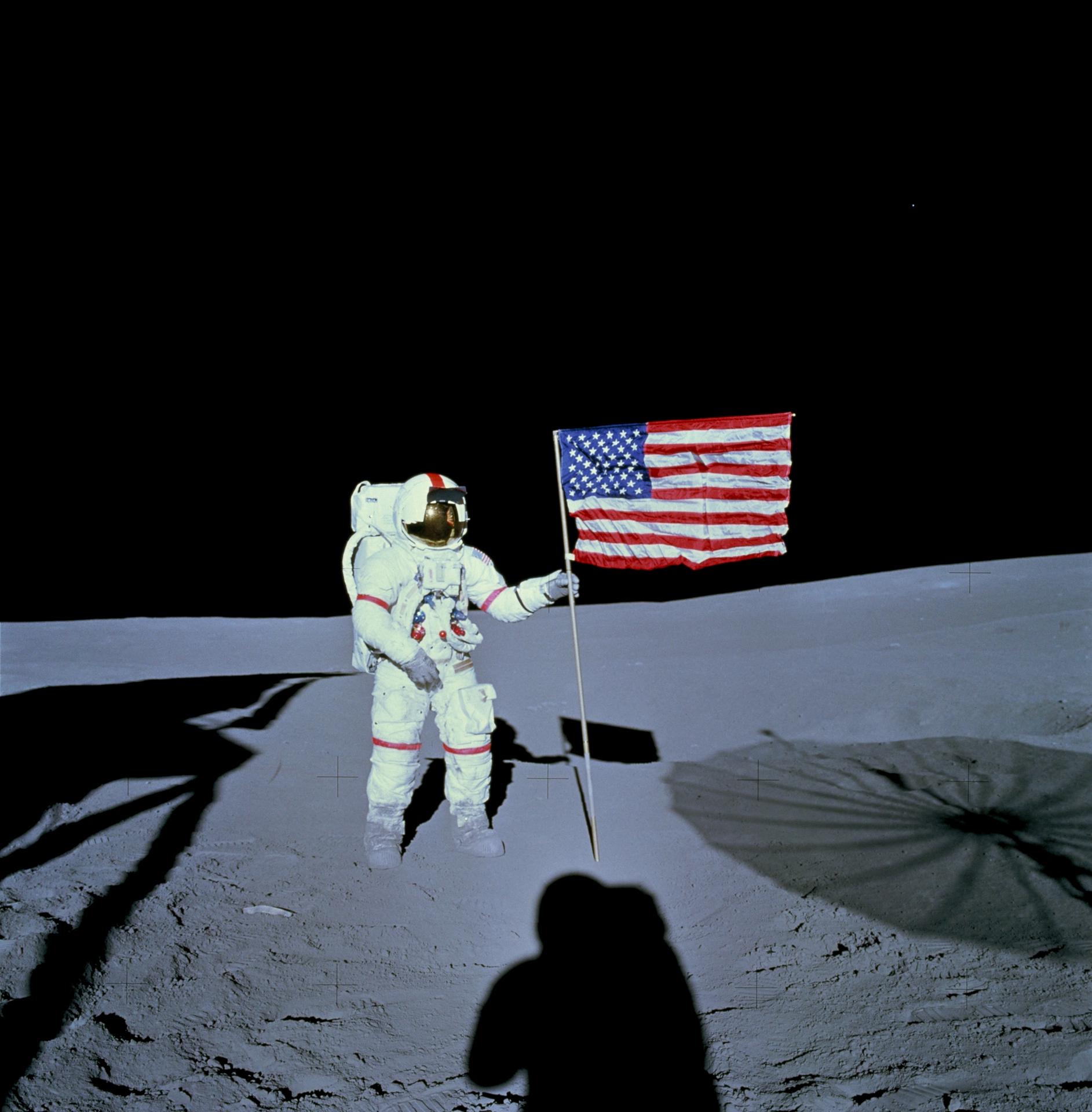 Teeing off on the Moon