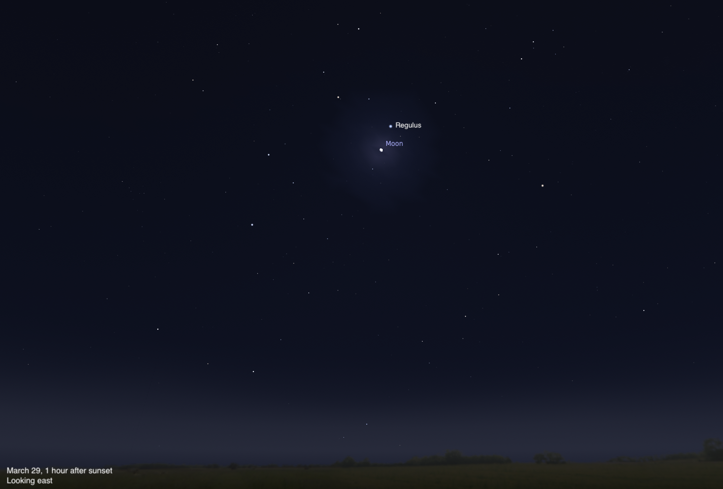 The Sky Today on Sunday, March 29: The Moon in Leo