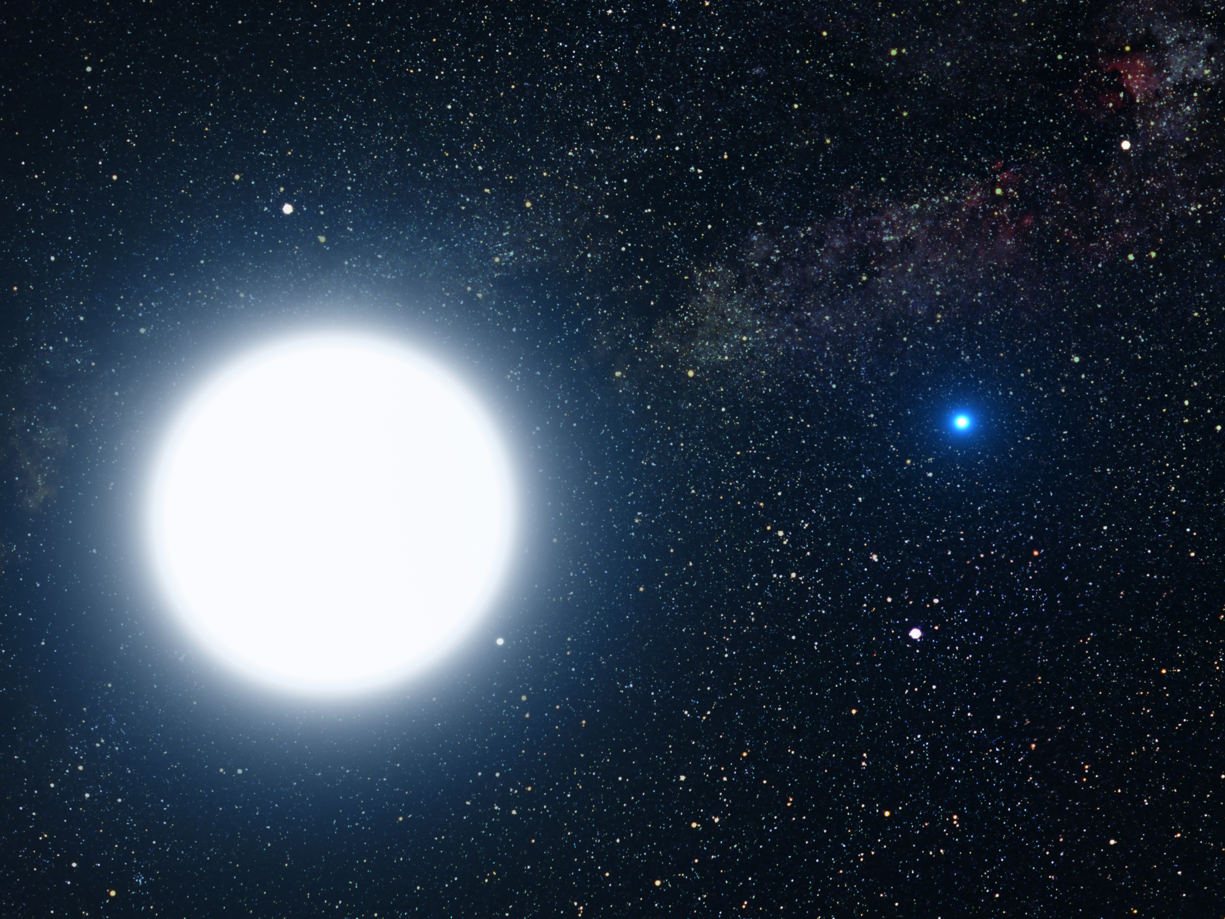 Sirius and its white dwarf companion