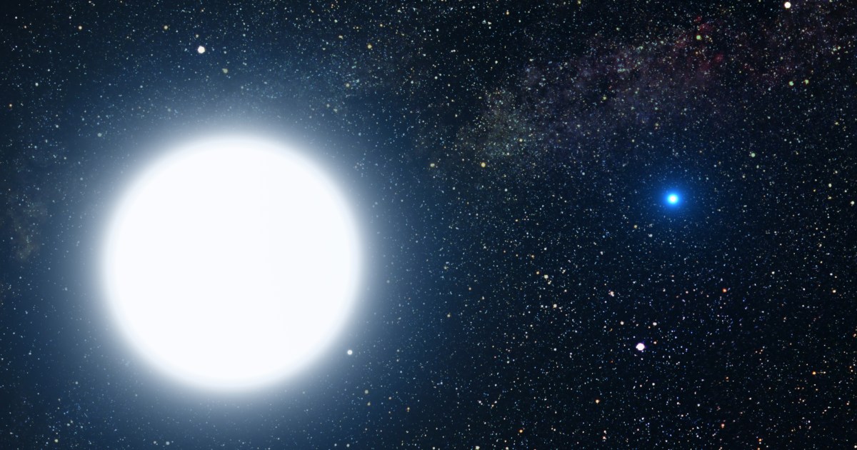 How can a young blue giant have a white dwarf companion star that’s billions of years older?