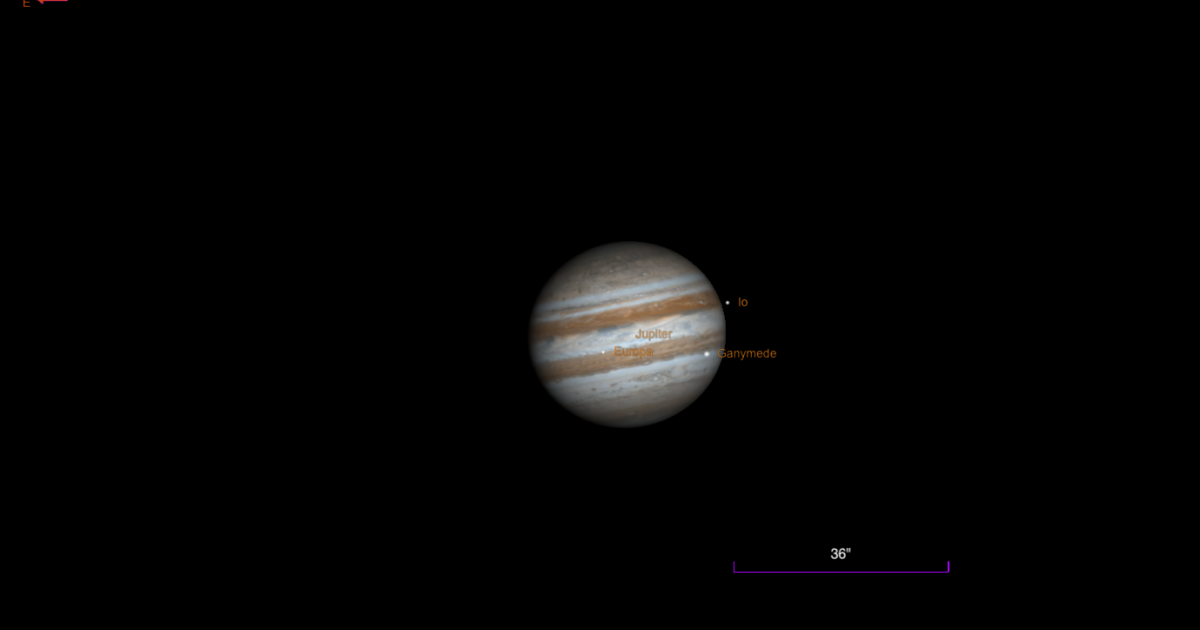 The Sky Today on Friday, May 22: Busy moons around Jupiter