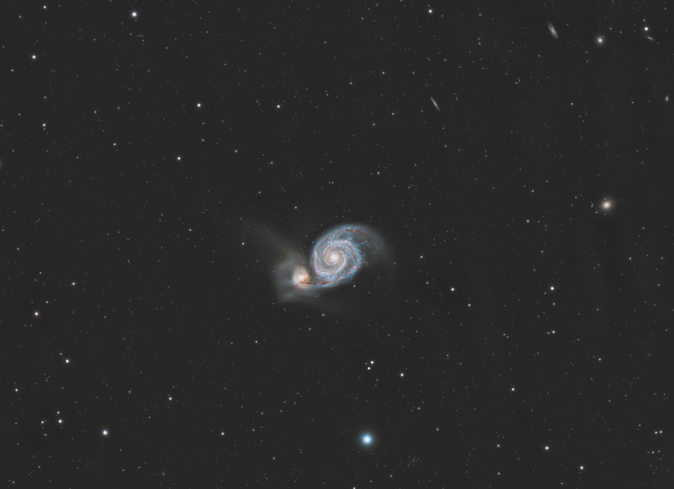 Fall into the Whirlpool Galaxy