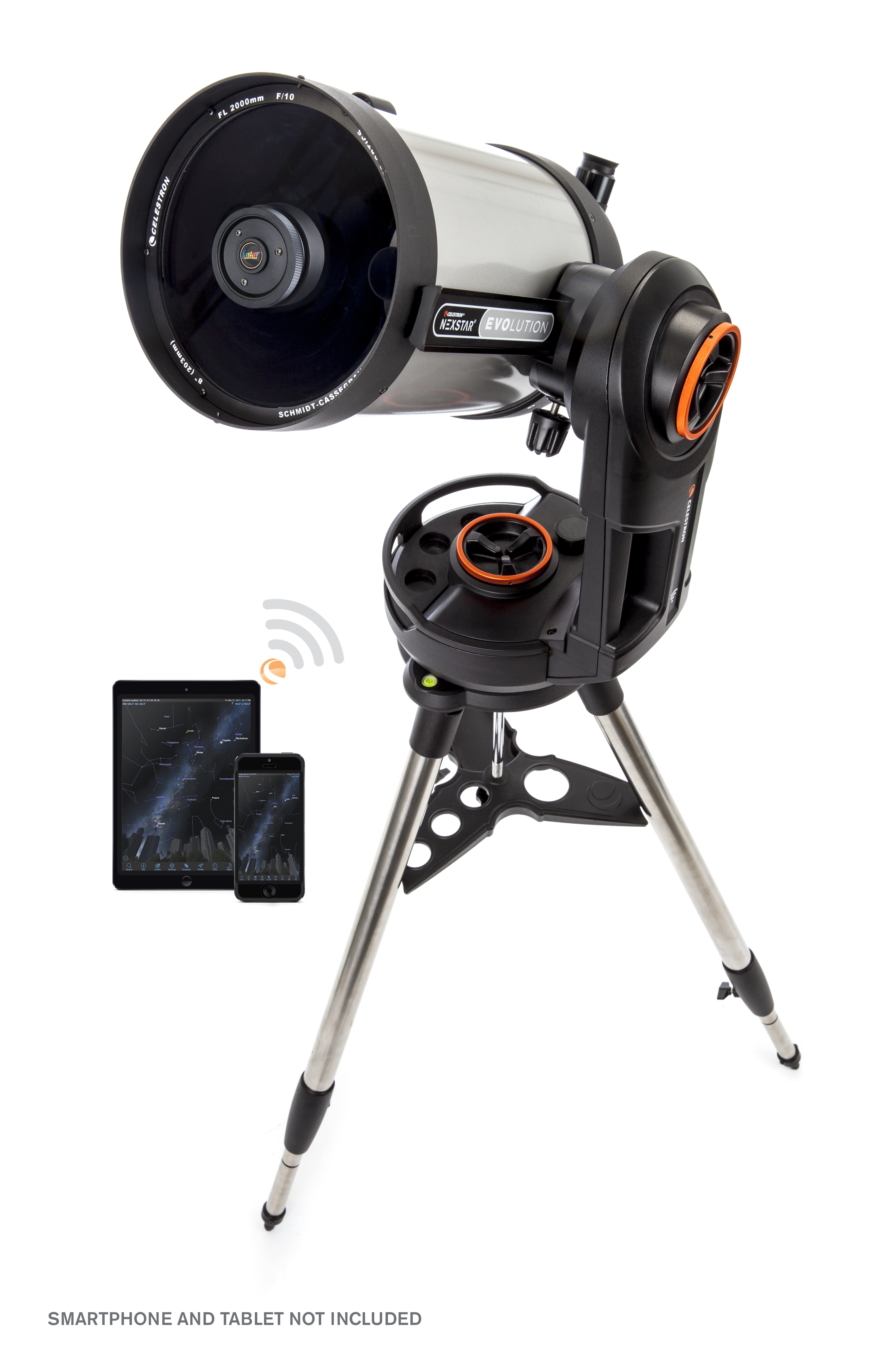 Celestron NexStar Evolution 8 Schmidt-Cassegrain telescope on a computerized go-to mount