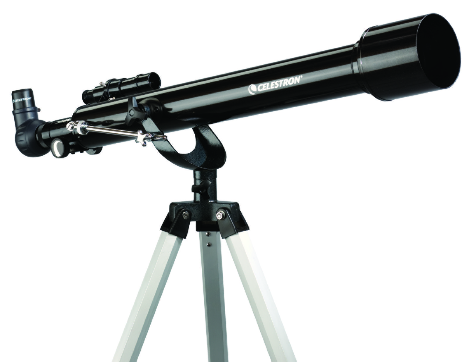 Celestron PowerSeeker 60AZ small refractor telescope on a simple alt-azimuth mount
