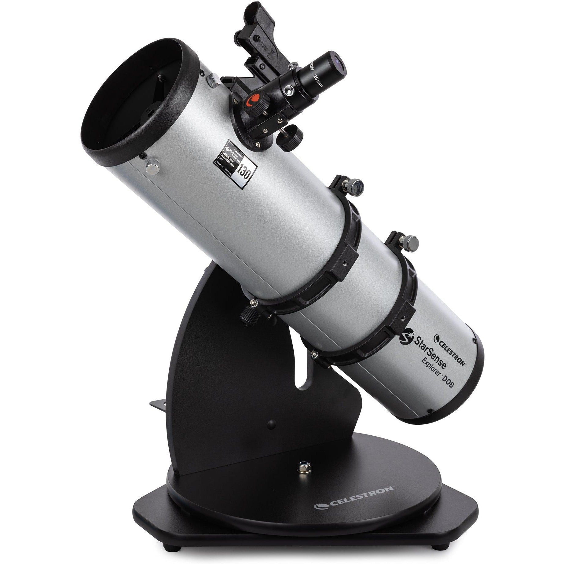 Celestron StarSense Explorer 130mm Dobsonian telescope with smartphone StarSense technology