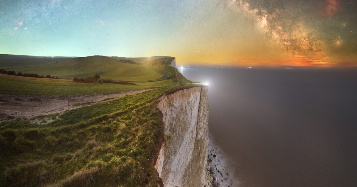 Milky Way over Beachy Head