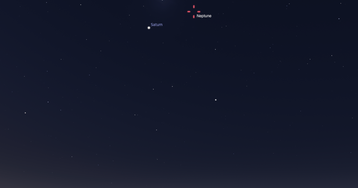 The Sky Today on Tuesday, July 7: The Moon, Saturn, and Neptune