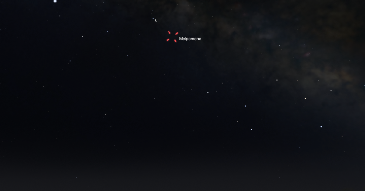 The Sky Today on Wednesday, July 8: Asteroid Melpomene at opposition