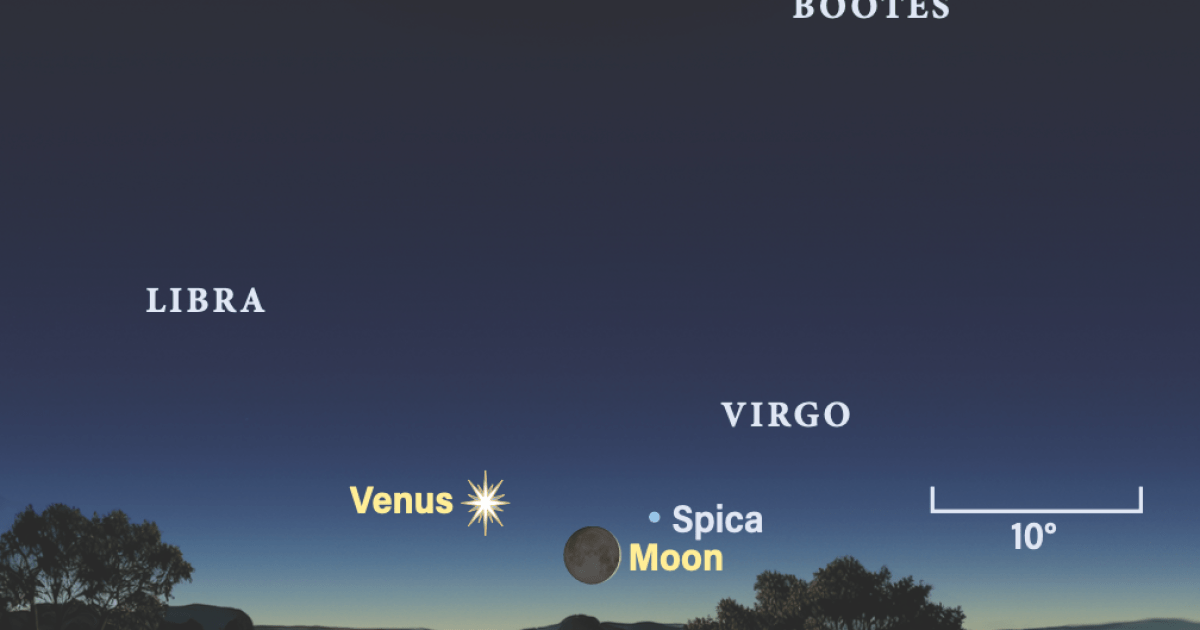 The Sky Today on Sunday, September 13: Venus, the Moon, and Spica