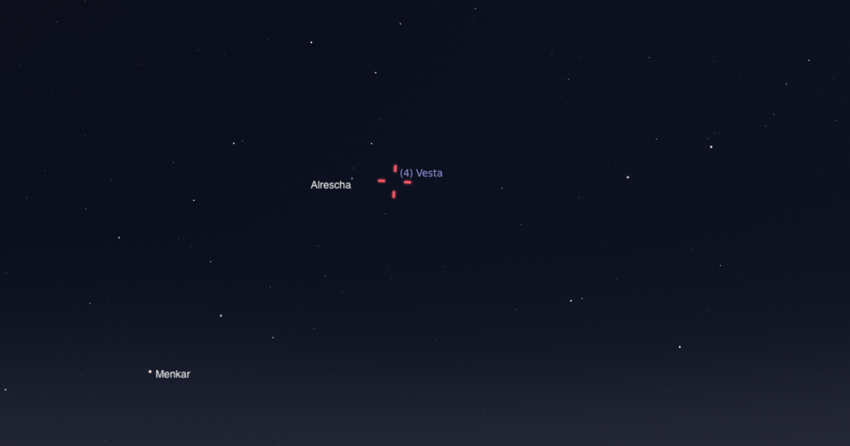 The Sky Today on Friday, August 28: Vesta stands still