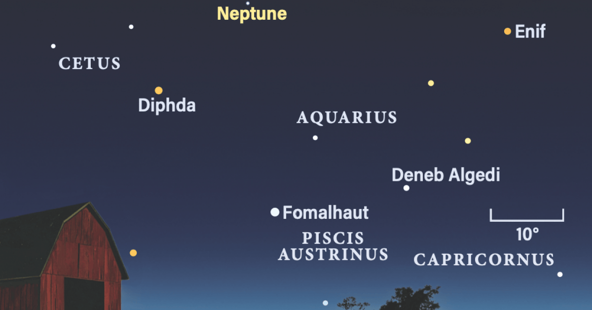 The Sky Today on Friday, October 23: Nab Neptune near the Moon