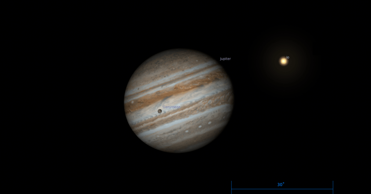 Watch Jupiter’s Moon Ganymede Transit the Gas Giant This Week