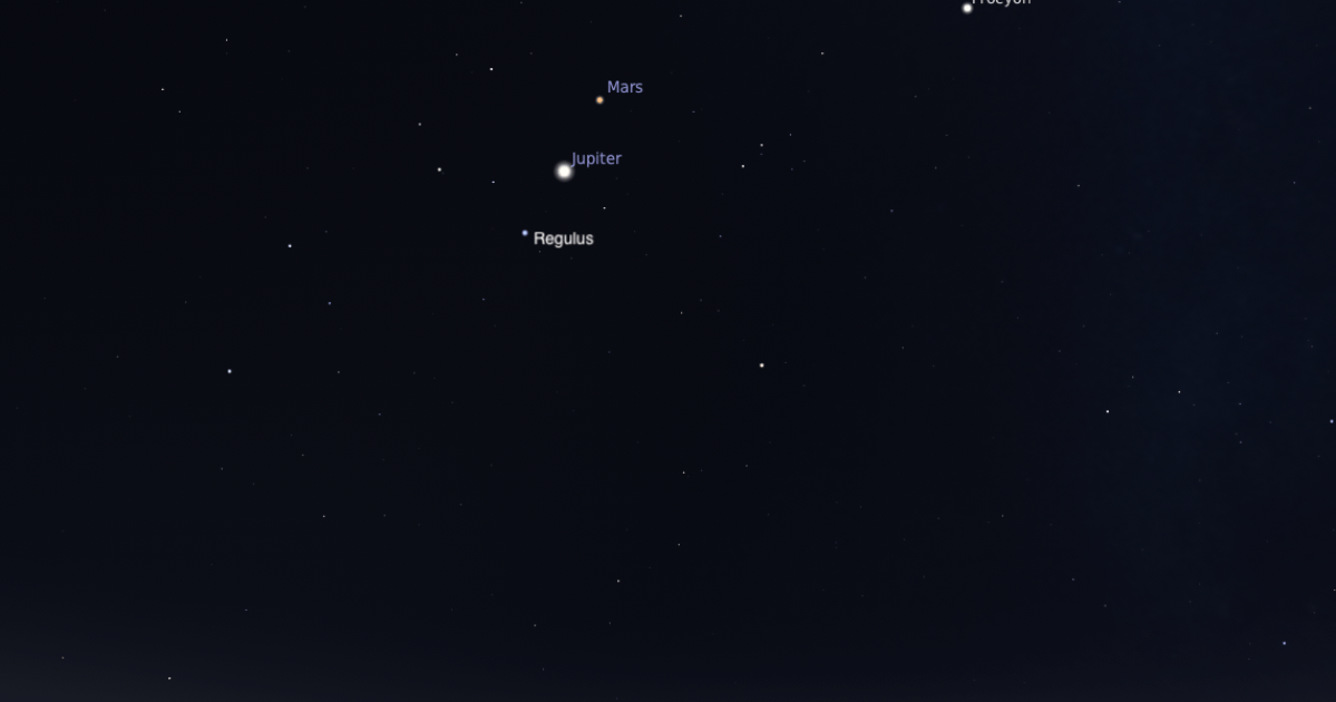 3 Planets Align in the Morning Sky as Mars Enters Leo