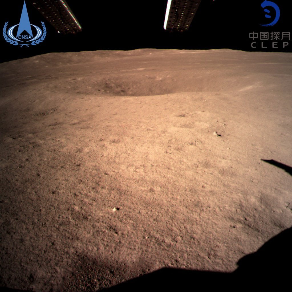 China's Chang'e-4 mission lands on Moon's far side, snaps first image |  Astronomy.com
