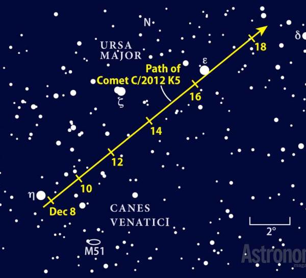 Comet PANSTARRS in April