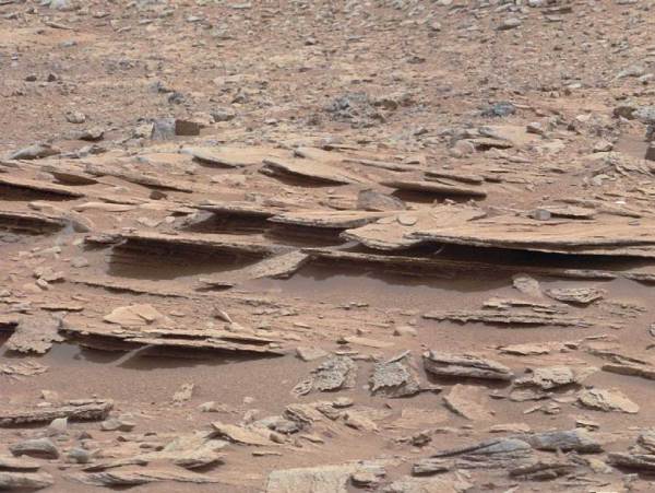 Martian-outcrop
